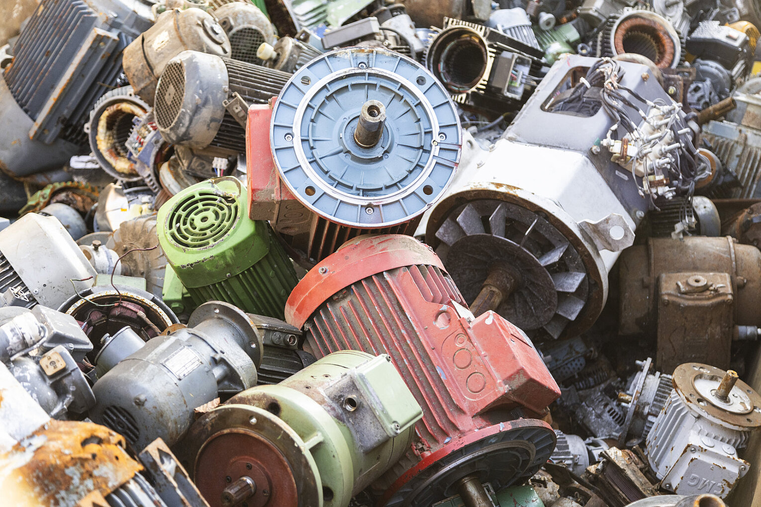 Verschiedenen gebrauchte Motoren